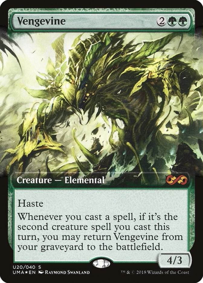 Vengevine U20 card from Ultimate Masters: Box Toppers