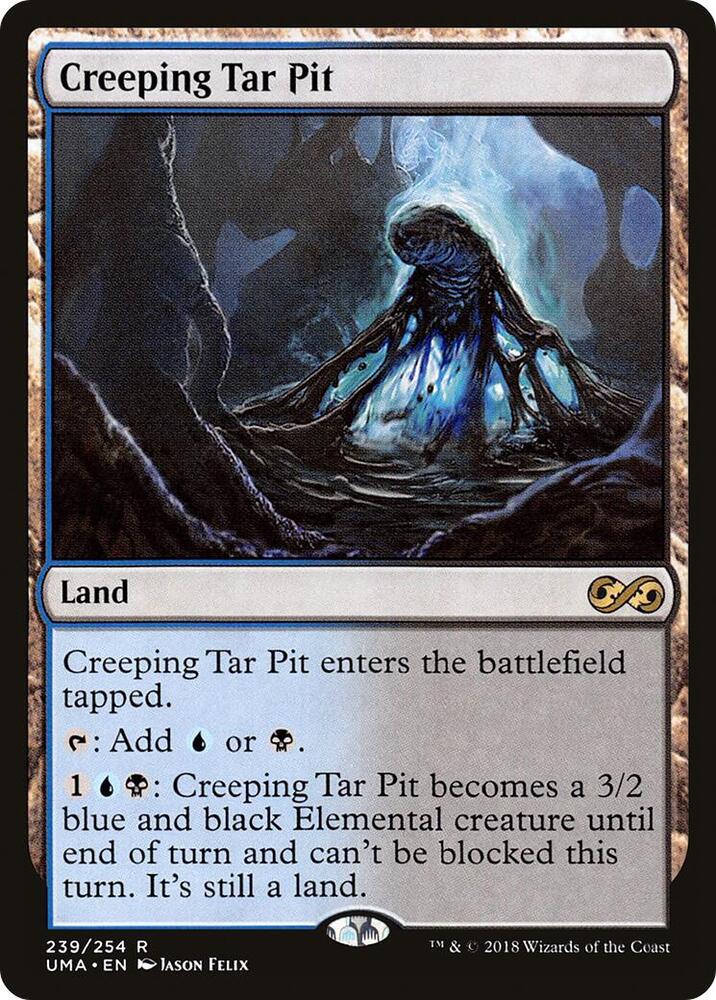 Creeping Tar Pit 239 card from Ultimate Masters