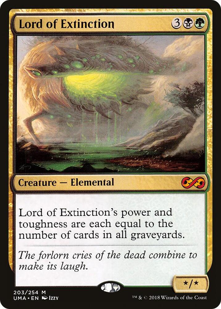 Lord of Extinction 203 card from Ultimate Masters