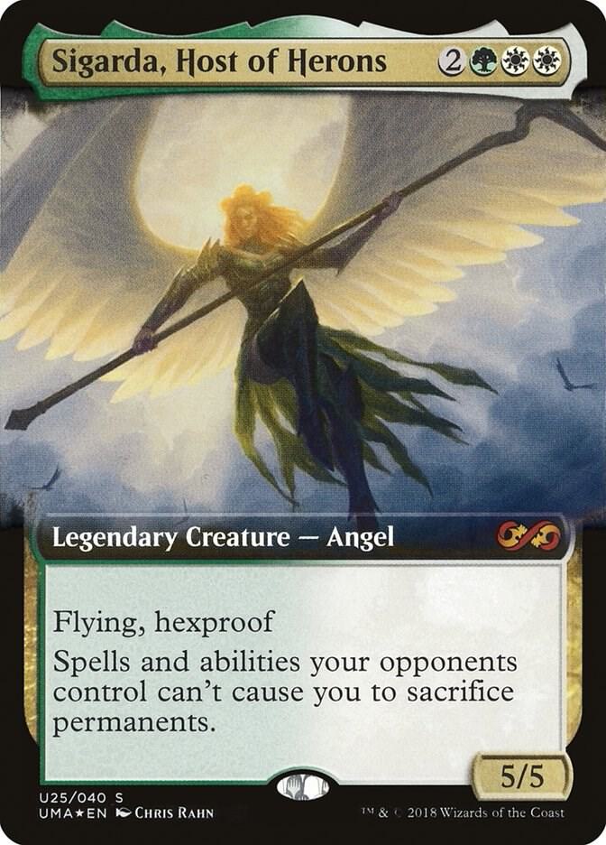 Sigarda, Host of Herons U25 card from Ultimate Masters: Box Toppers