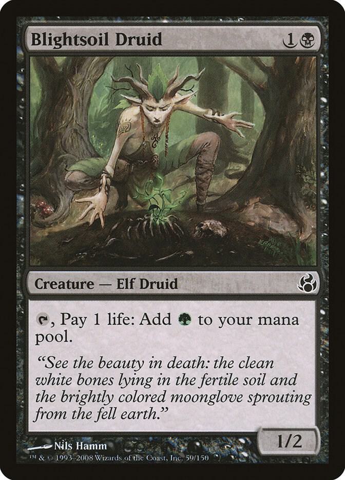 Blightsoil Druid 59 card from Morningtide