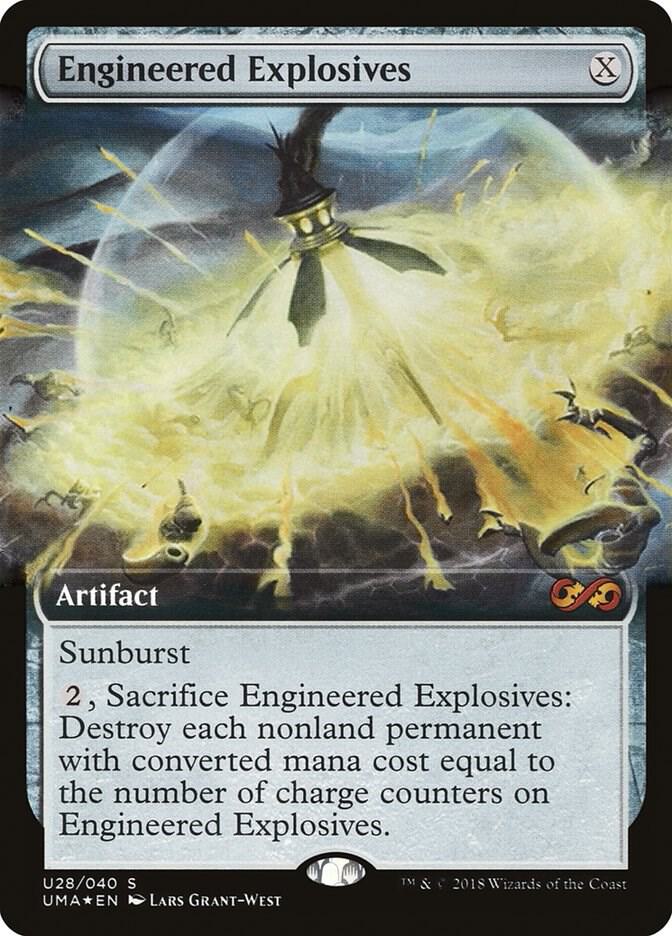 Engineered Explosives U28 card from Ultimate Masters: Box Toppers
