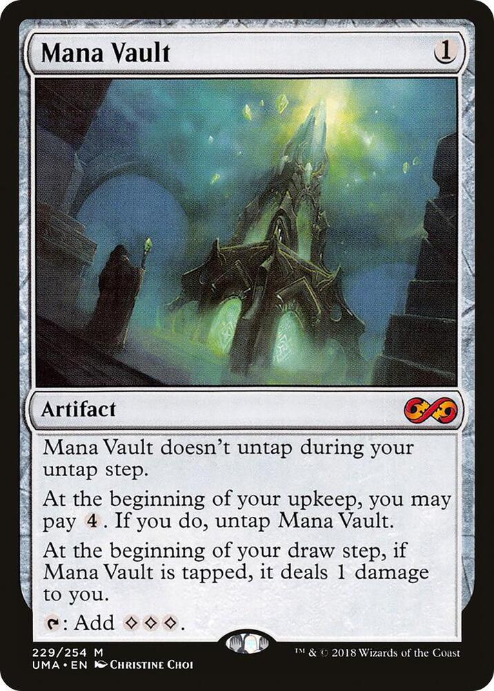 Mana Vault 229 card from Ultimate Masters