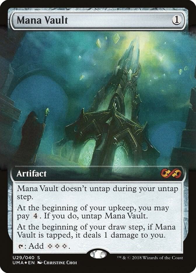 Mana Vault U29 card from Ultimate Masters: Box Toppers