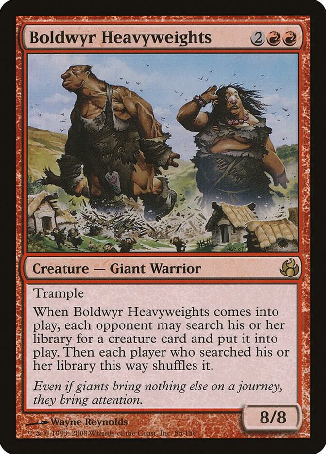 Boldwyr Heavyweights 85 card from Morningtide