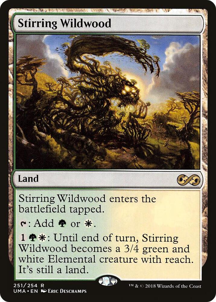 Stirring Wildwood 251 card from Ultimate Masters
