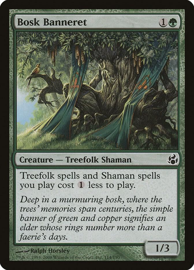 Bosk Banneret 114 card from Morningtide