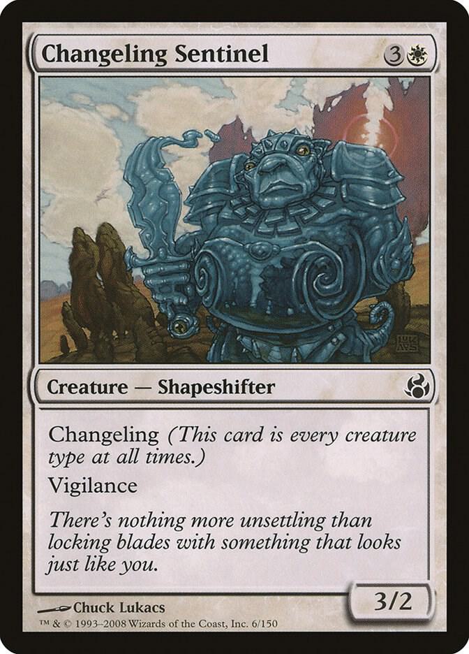 Changeling Sentinel 6 card from Morningtide