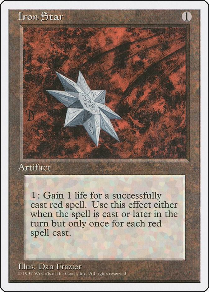 Iron Star card from Fourth Edition