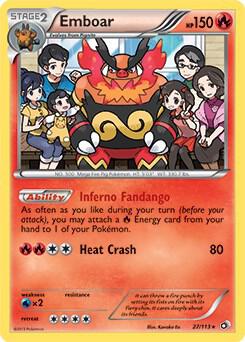 Emboar - 27/113 (Legendary Treasures) 027/113 card from Deck Exclusives