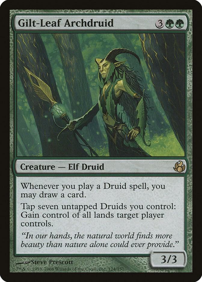Gilt-Leaf Archdruid 124 card from Morningtide