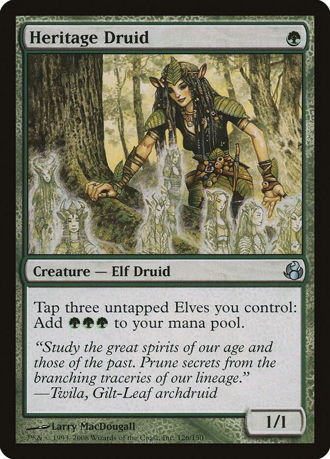 Heritage Druid 126 card from Morningtide