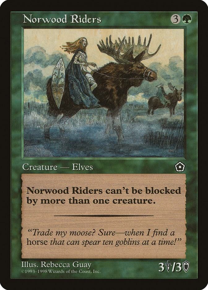 Norwood Riders card from Portal Second Age