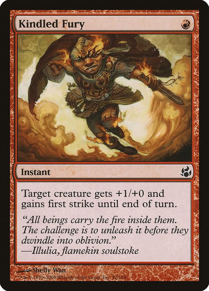 Kindled Fury 92 card from Morningtide
