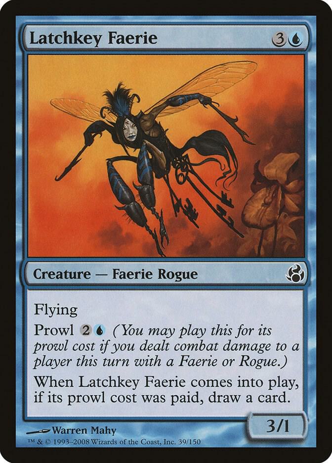 Latchkey Faerie 39 card from Morningtide