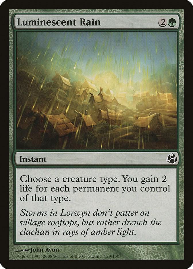 Luminescent Rain 129 card from Morningtide