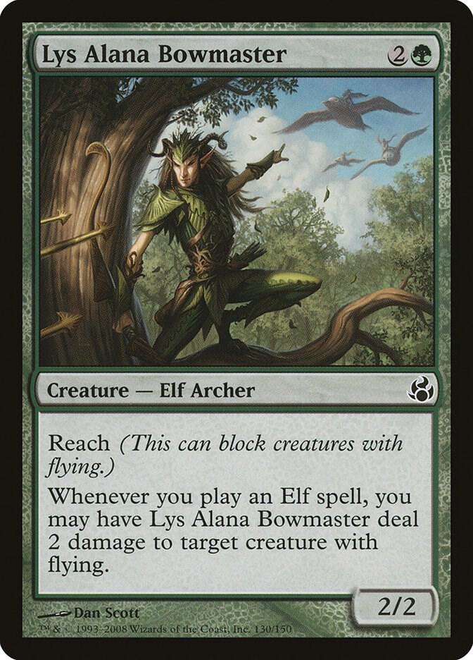 Lys Alana Bowmaster 130 card from Morningtide