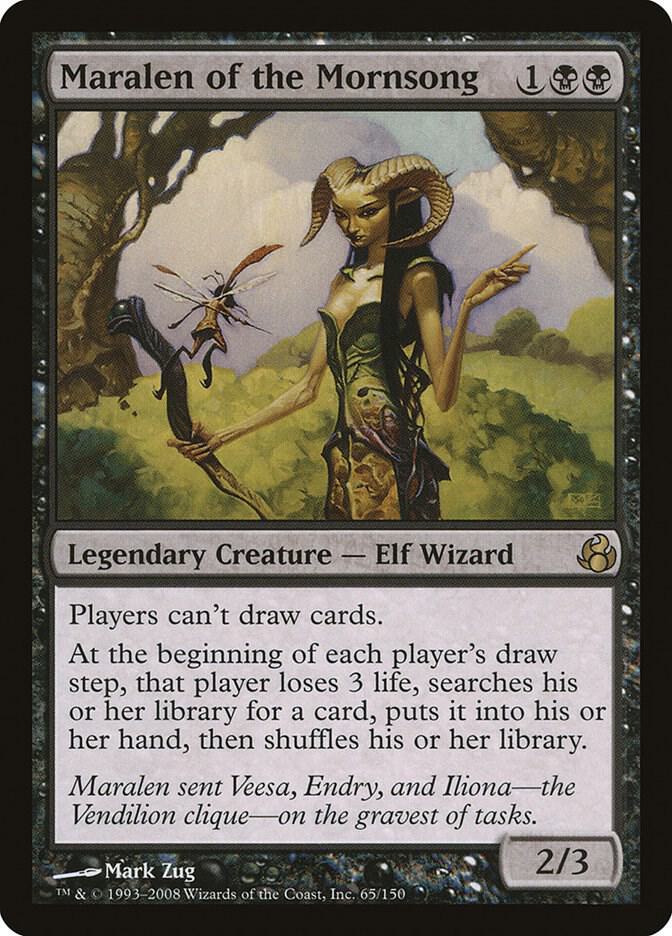 Maralen of the Mornsong 65 card from Morningtide