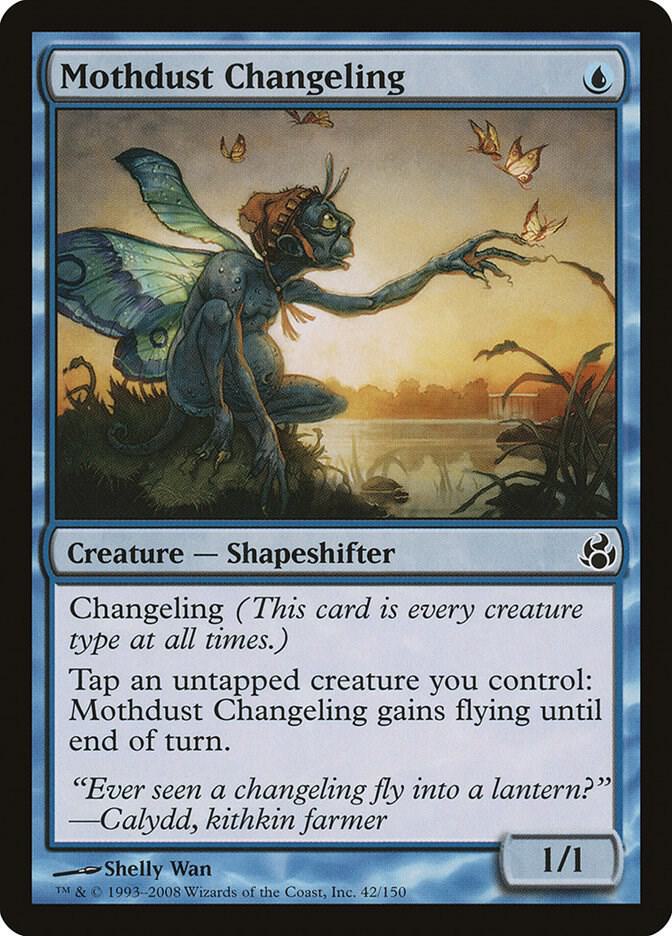 Mothdust Changeling 42 card from Morningtide