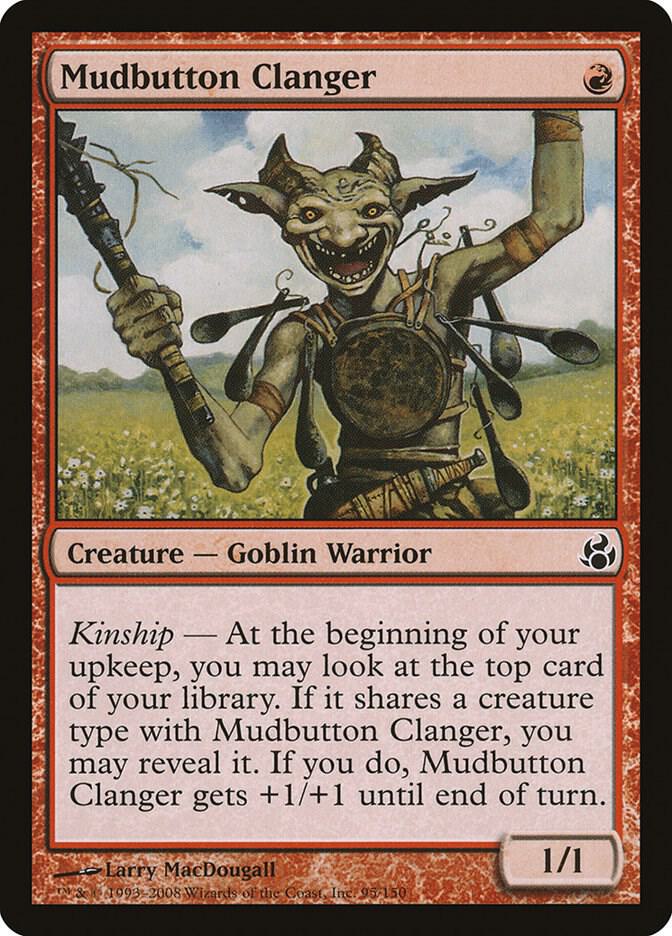 Mudbutton Clanger 95 card from Morningtide