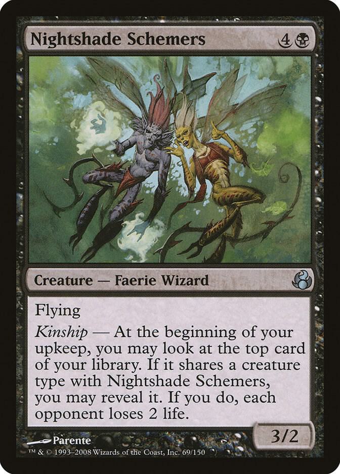 Nightshade Schemers 69 card from Morningtide