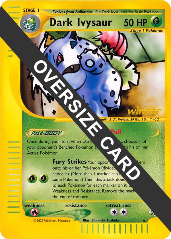 Dark Ivysaur - 6 (Best of Game 6 Promo) 006 card from Jumbo Cards