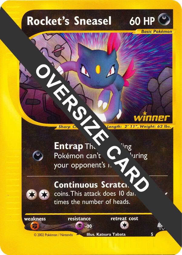 Rocket's Sneasel - 5 005 card from Jumbo Cards