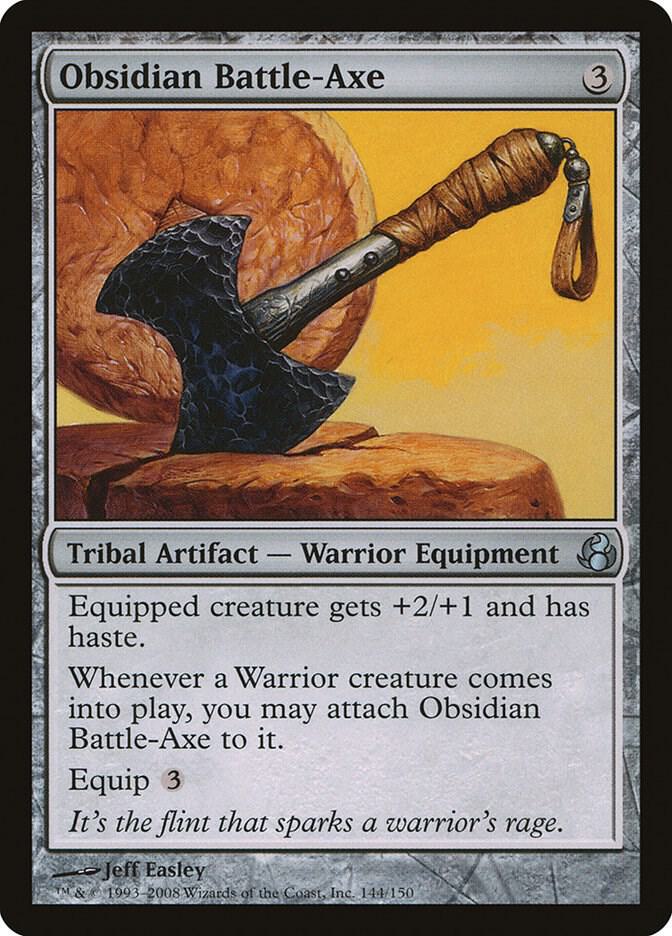 Obsidian Battle-Axe 144 card from Morningtide