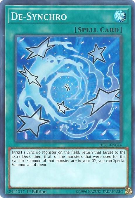 De-Synchro HISU-EN044 card from Hidden Summoners
