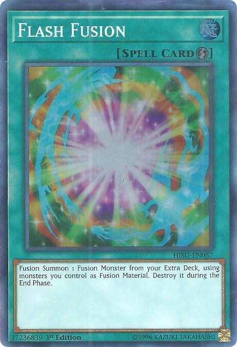 Flash Fusion HISU-EN057 card from Hidden Summoners