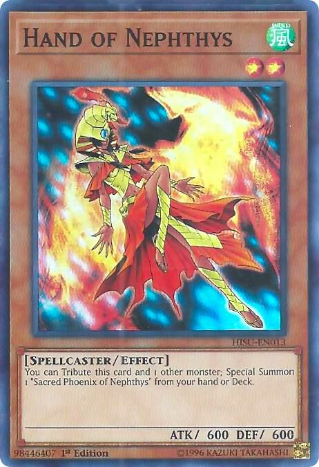 Hand of Nephthys HISU-EN013 card from Hidden Summoners
