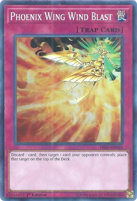 Phoenix Wing Wind Blast HISU-EN045 card from Hidden Summoners