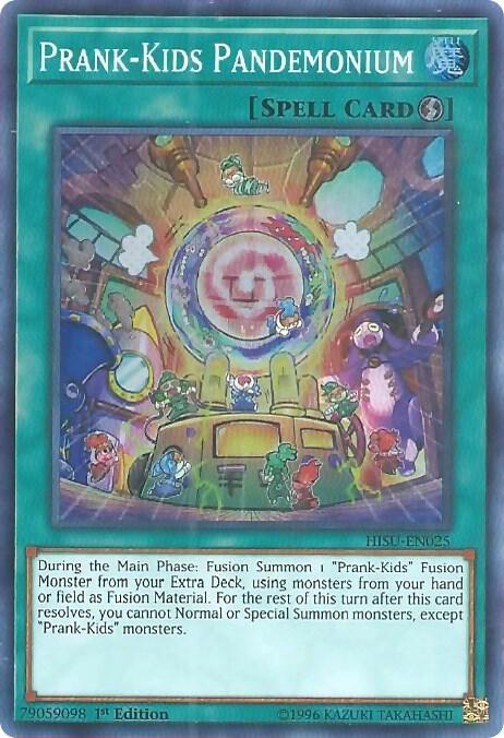 Prank-Kids Pandemonium HISU-EN025 card from Hidden Summoners