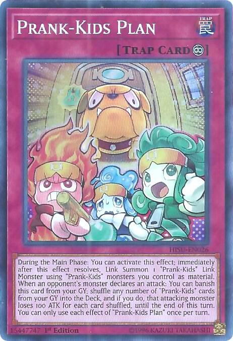 Prank-Kids Plan HISU-EN026 card from Hidden Summoners