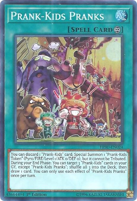 Prank-Kids Pranks HISU-EN024 card from Hidden Summoners