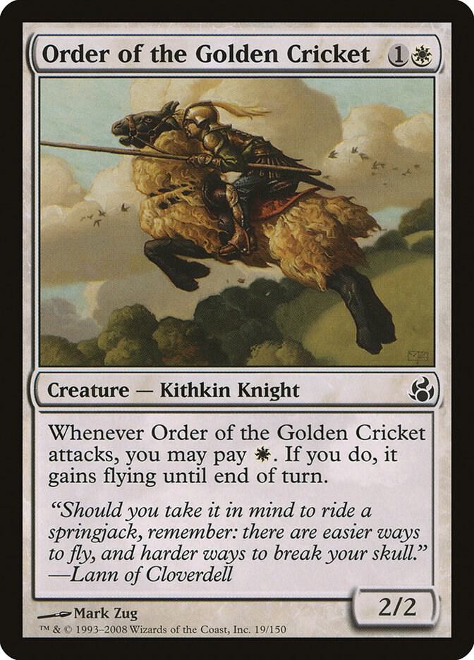 Order of the Golden Cricket 19 card from Morningtide