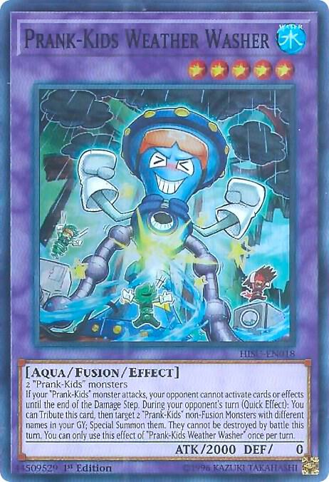 Prank-Kids Weather Washer HISU-EN018 card from Hidden Summoners