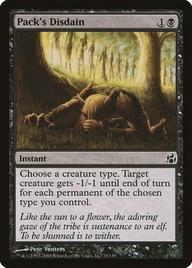 Pack's Disdain 73 card from Morningtide