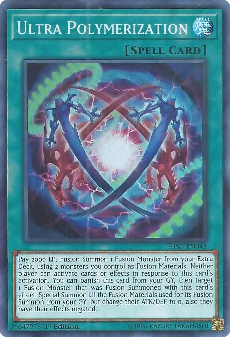 Ultra Polymerization HISU-EN043 card from Hidden Summoners