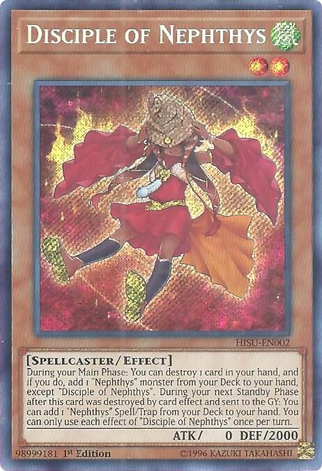 Disciple of Nephthys HISU-EN002 card from Hidden Summoners