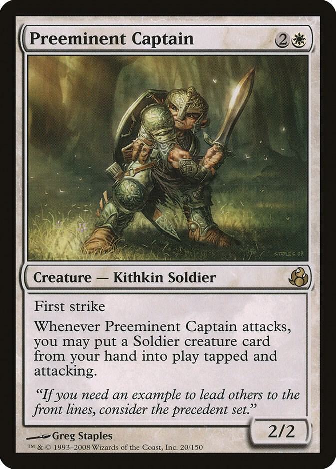 Preeminent Captain 20 card from Morningtide