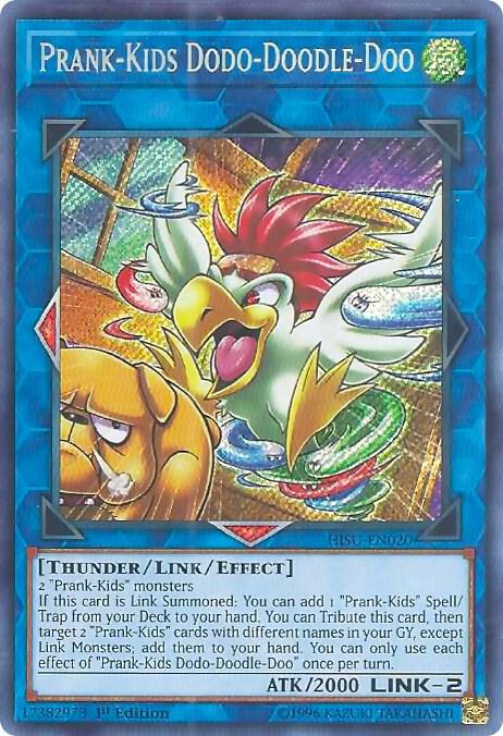 Prank-Kids Dodo-Doodle-Doo HISU-EN020 card from Hidden Summoners