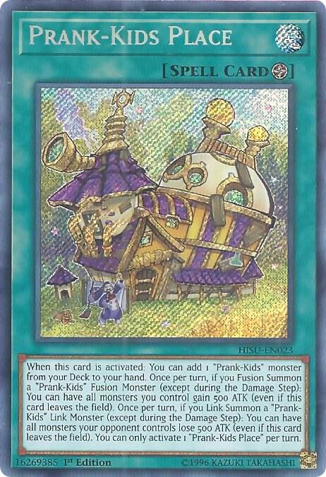 Prank-Kids Place HISU-EN023 card from Hidden Summoners
