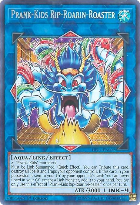 Prank-Kids Rip-Roarin-Roaster HISU-EN022 card from Hidden Summoners