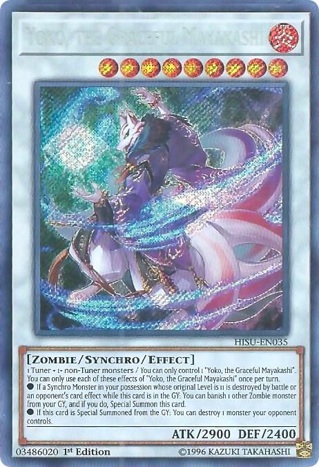 Yoko, the Graceful Mayakashi HISU-EN035 card from Hidden Summoners