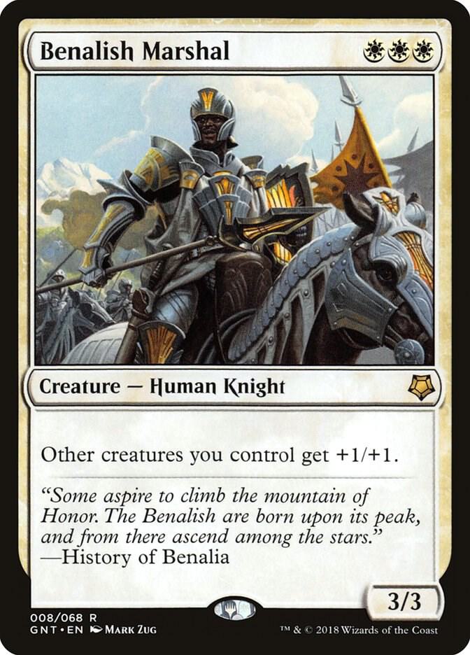 Benalish Marshal 8 card from Magic Game Night