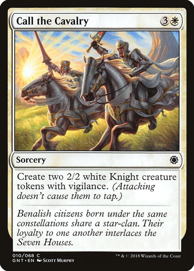 Call the Cavalry 10 card from Magic Game Night