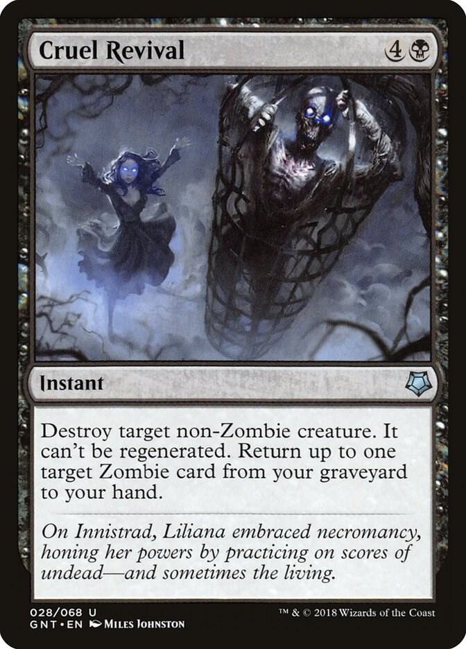 Cruel Revival 28 card from Magic Game Night
