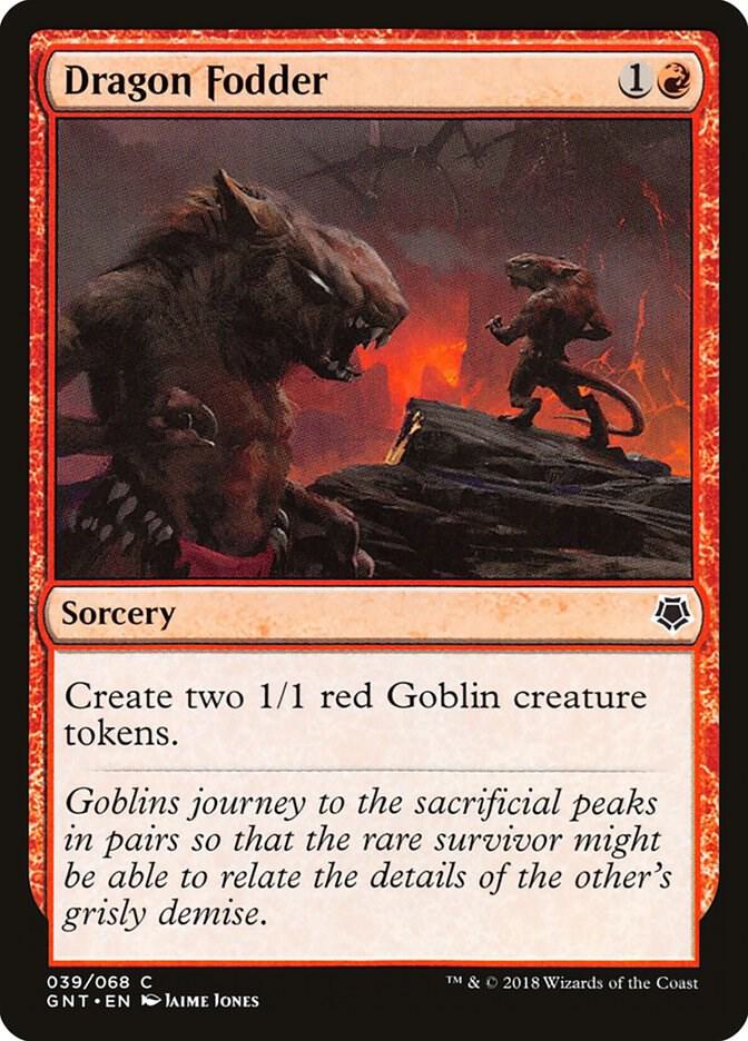 Dragon Fodder 39 card from Magic Game Night