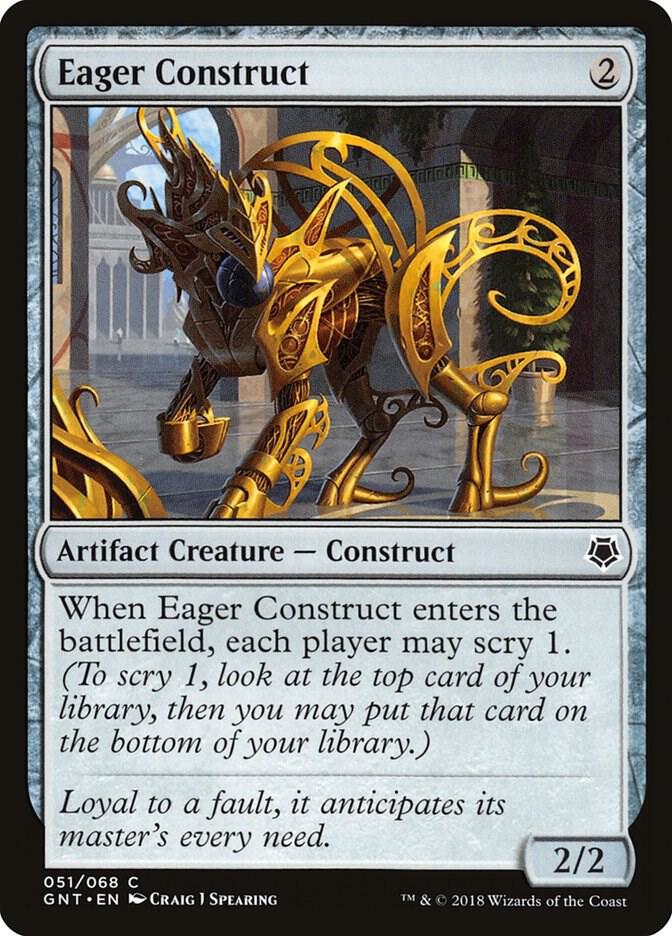 Eager Construct 51 card from Magic Game Night